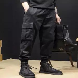 남성 카고 팬츠 기모 슬랙스 스타일 밀리터리 겨울 본딩