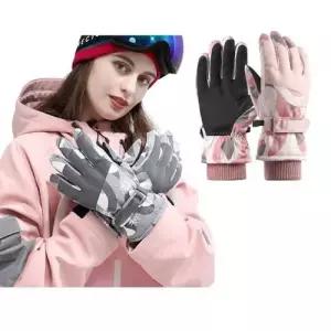 여성용 스마트터치 스키장갑/ 방한 겨울장갑 보드장갑 WD901ED