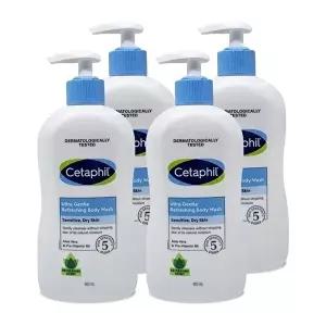 [셀러허브 1]세타필 젠틀 바디워시 리프레싱 산뜻한향 400ml 4개 Ss