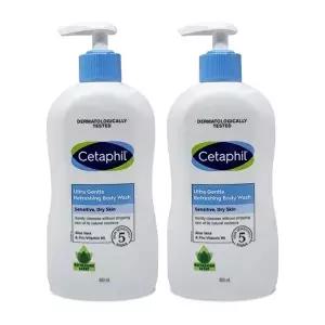 [셀러허브 1]세타필 젠틀 바디워시 리프레싱 산뜻한향 400ml 2개 Ss