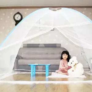 모기장 원터치 텐트 침대 거실 접이식 바닥없음