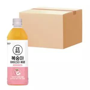맥널티 제로 아이스티 복숭아 500mlx12입
