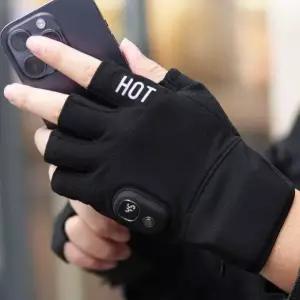 USB 충전식 발열장갑 오토바이 열선 등산 온열 배달