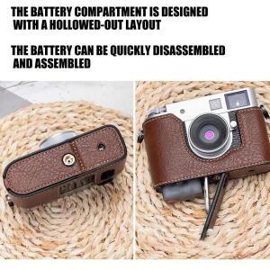 후지필름 X-Half 카메라 케이스 가방 PU 가죽 보호 커버 손목 스트랩  숄더 벨트 (X-HALF 액세서리 M4W9 용