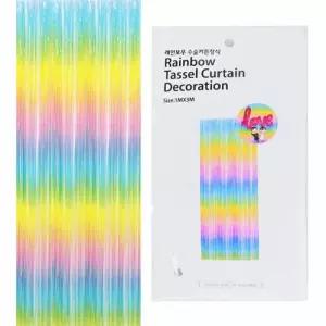 수술커튼장식 대 레인보우 1x3m 실내 인테리어 대형