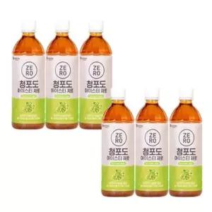 [맥널티] 제로 아이스티 청포도 500mlx6입