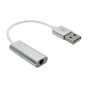 USB to 3.2mm(4극) 변환 외장 사운드카드 IN-U71ST4S