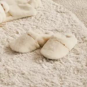 [비밀상점][로라애슐리] 로라애슐리 프리미엄 천연양모 장식 슬리퍼