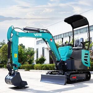 EPA/Euro 5 중국 농장 중고 미니 굴삭기, 1 톤 기계, 캐빈 크롤러 맞춤형 판매