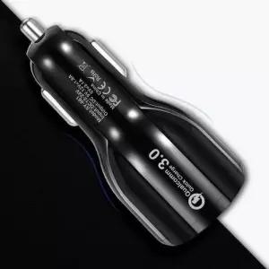 2포트 충전기 QC3.0 USB차량용고속충전기 시가잭충전 WD97D7C