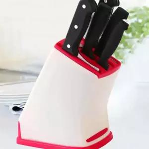 스텐 HVA659V8 드형 주방칼 블럭 거치대 드형칼 꽂이 칼