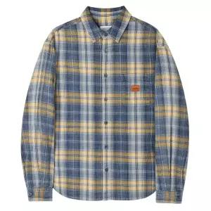 [브롬톤](강남점)[브롬톤런던][브롬톤][P261MSH403] 1975 데님 체크 셔츠 머스터드 (남여공용)