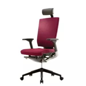 시디즈 의자 T55 컴퓨터 책상 사무용 학생 더블라셀 메쉬 레드 BNS