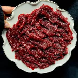 부부푸드 당일도축 한우 쫀득 생고기 뭉티기 육회 육사시미 차돌사시미 특제소스 제공