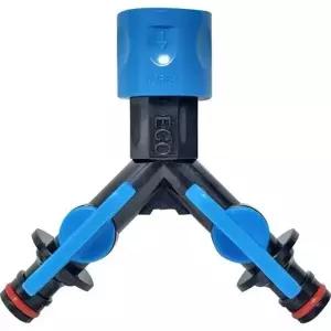 일신R-P호스커넥터 1EA 원터치Y자 커넥터밸브(D타입)