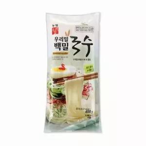 국산밀 100 한국 우리밀 농협 우리밀 백밀국수 500g (2+1) 총 3개