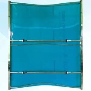 비막이 자판기 캐노피 비가림막 실외 방수 빗물 천막 음료 그늘막 파란색 부스