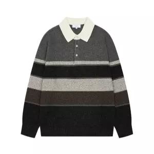 [파렌하이트]울혼방 스트라이프 티에리 니트 AZFLJSH07A