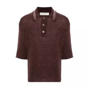 아워레가시 트레디셔널 폴로 니트 브라운 M2243TE