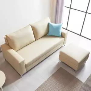 트리빔하우스 소피아 거위털 CL 라텍스 3인 소파스툴포함_TB21K13