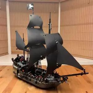 가정용 실내 장식 해적 제품 조립 블록 캐리비안의 펄 인테리어 블랙 모델 소품