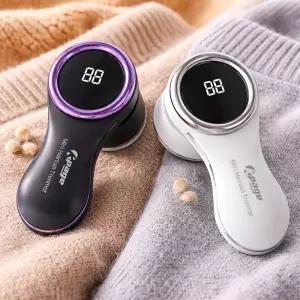 케이페이지 보풀제거기 6중날 USB C타입 충전 휴대용 세탁소용 니트 가디건 보풀제거기