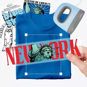 열전사지 DTF 주문제작 맞춤 열스티커 의류 가방 패브릭 1x1cm