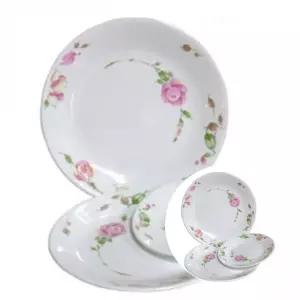 주방용 파스타 플레이팅용 원형접시 대 1개 내열유리 그릇 식기 메인요리 와이드형 서빙용