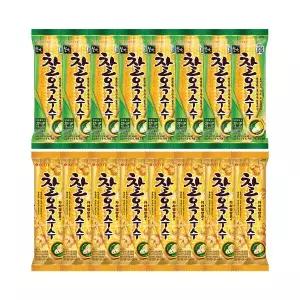 [롯데웰푸드]찰옥수수맛 카라멜팝콘맛x8+찰옥수수맛x8