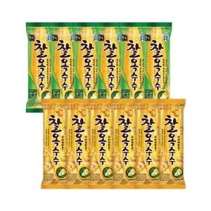 찰옥수수맛 카라멜팝콘맛x6+찰옥수수맛x6