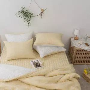 [알티피아]빈티지플라워 간절기이불 옐로우 여름 사계절 국산 향균