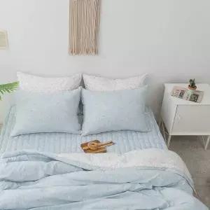 [알티피아]빈티지플라워 간절기이불 Q 블루 여름 사계절 국산 향균