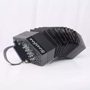 휴대용 아코디언 초보자용 콘서티나 교육용 손풍금 레드 입문자 연습용 소형