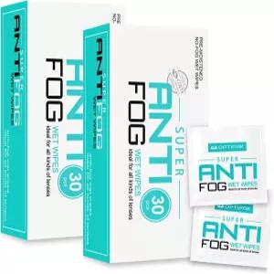 안경 쌍안경 안면 보호대 스키 마스크 또는 수영 고글용 OPTIPAK 안티 포그 물티슈 안경용 사전 보습