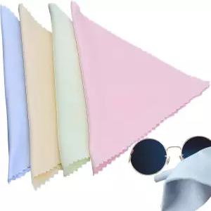 안경 휴대폰 스크린 렌즈 및 섬세한 표면을 위한 100팩 극세사 청소용 천 5x5인치 다양한 색상