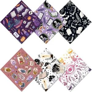 크리에이티브캐빈 6개 타로 안경 청소용 천 극세사 부드러운 다색 선글라스 재사용 가능한 두꺼운 물티슈