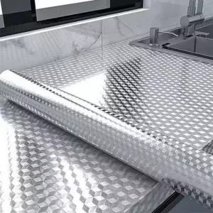 오염 방지 열내구성 은박 주방 시트지 씽크대 벽지