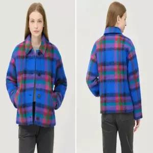 베네통 (BACT61561)UCB 체크 싱글코트