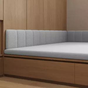 침대 헤드쿠션 벽패드 보호 세탁가능 패브릭 탈부착 방음 머리받침