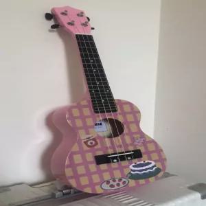 핑크 23인치 우쿨렐레 초보 감성 디자인 입문용
