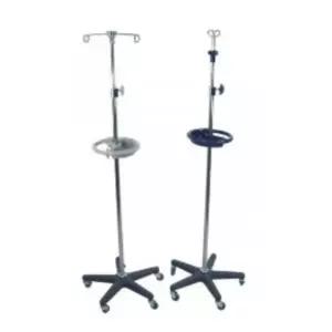 바구니형 링겔대 이동식 수액 거치대 실버 복지 용품