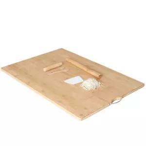 특대형 두꺼운 대나무 도마 넉넉사이즈 손잡이형 반죽