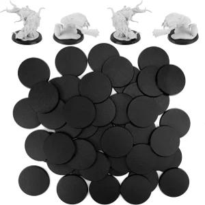 식스포인트 32피스 아크릴 미니어처 베이스 60mm /2.36인치 원형 모델 4mm /0.16인치 두꺼운 피규어