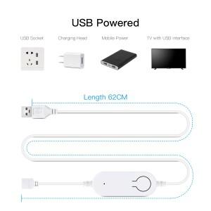 USB 투야 와이파이 RGB 컨트롤러 스마트 LED 스트립 앱 리모컨 조광기, 라이프, 알렉사 구글 어시스턴트로