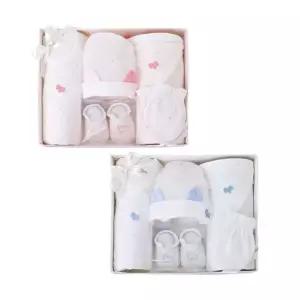 [갤러리아] (임신축하/출산)도트배내저고리/비니모/속싸보/손싸개/양말(07T317002외 4종)