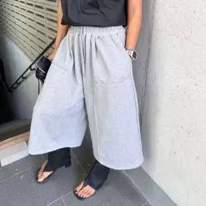 여성 리벳 디자인 7부 버뮤다 여름 바지 남성 면 반바지