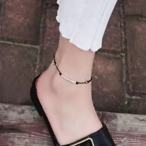 여름 포인트 끈발찌 발목 로프 여성 데일리 발찌