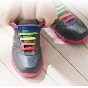 국산 인기 운동화끈 고무 실리콘 감성 20P 매듭없는 Gtb1+6jsL