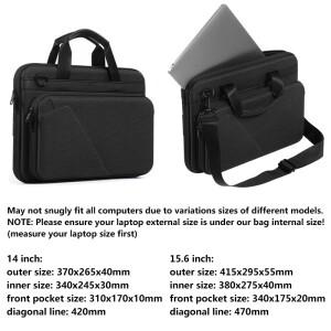 13.3 15.6 인치 하드 쉘 노트북 숄더 백 MacBook 용 충격 방지 EVA 운반 케이스 HP Dell Lenovo Asus Vivo