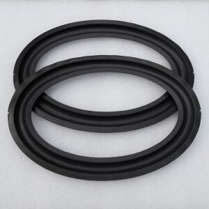 2PC 스피커 우퍼 수리 키트 폼 서라운드 6*9 인치 타원형 모양 자동차 책장 오디오 홈 시어터 HiFi